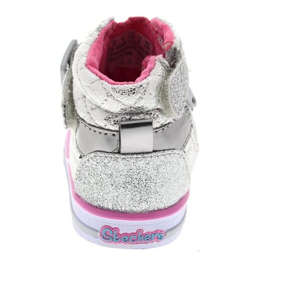 Skechers Twinkle Toes Shuffles Chatter High Top - Picture 4 of 9